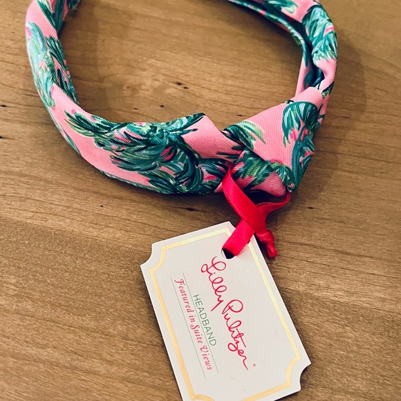 NWT. LILLY PULITZER Knotted Headband in Suite Views - Picture 3 of 5